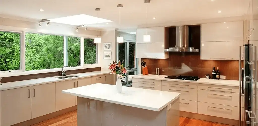Kitchen cabinet refacing and remodel results in a modern kitchen in Wichita, KS